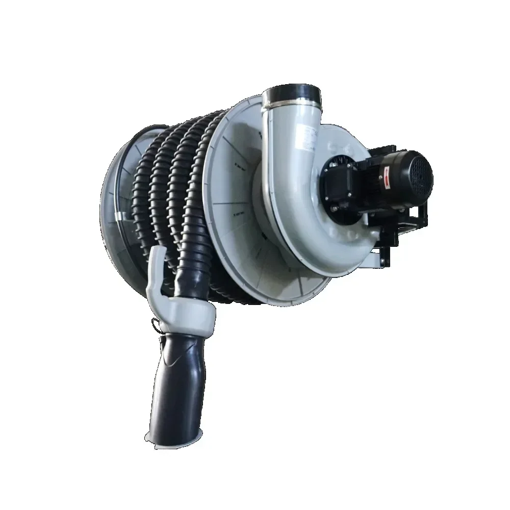

Large and Heavy Motorized Vehicle Exhaust Extraction Hose Reel Storage Automatic Type Vehicle Equipment
