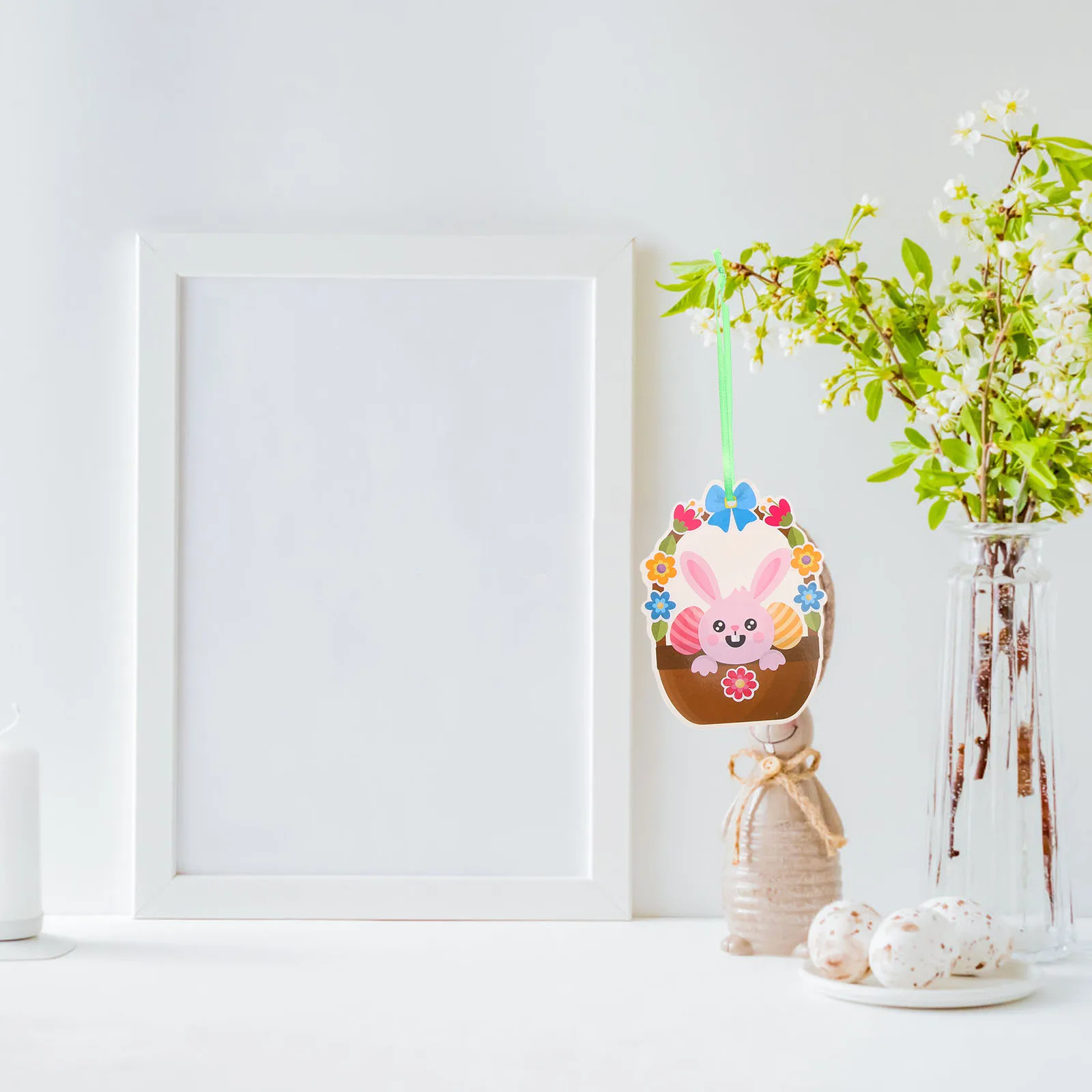 

1 set Easter Card Decorations Craft Kit for Kids Safe Materials DIY Sticker Egg Decoration Gift Set Cartoon Decals Festive