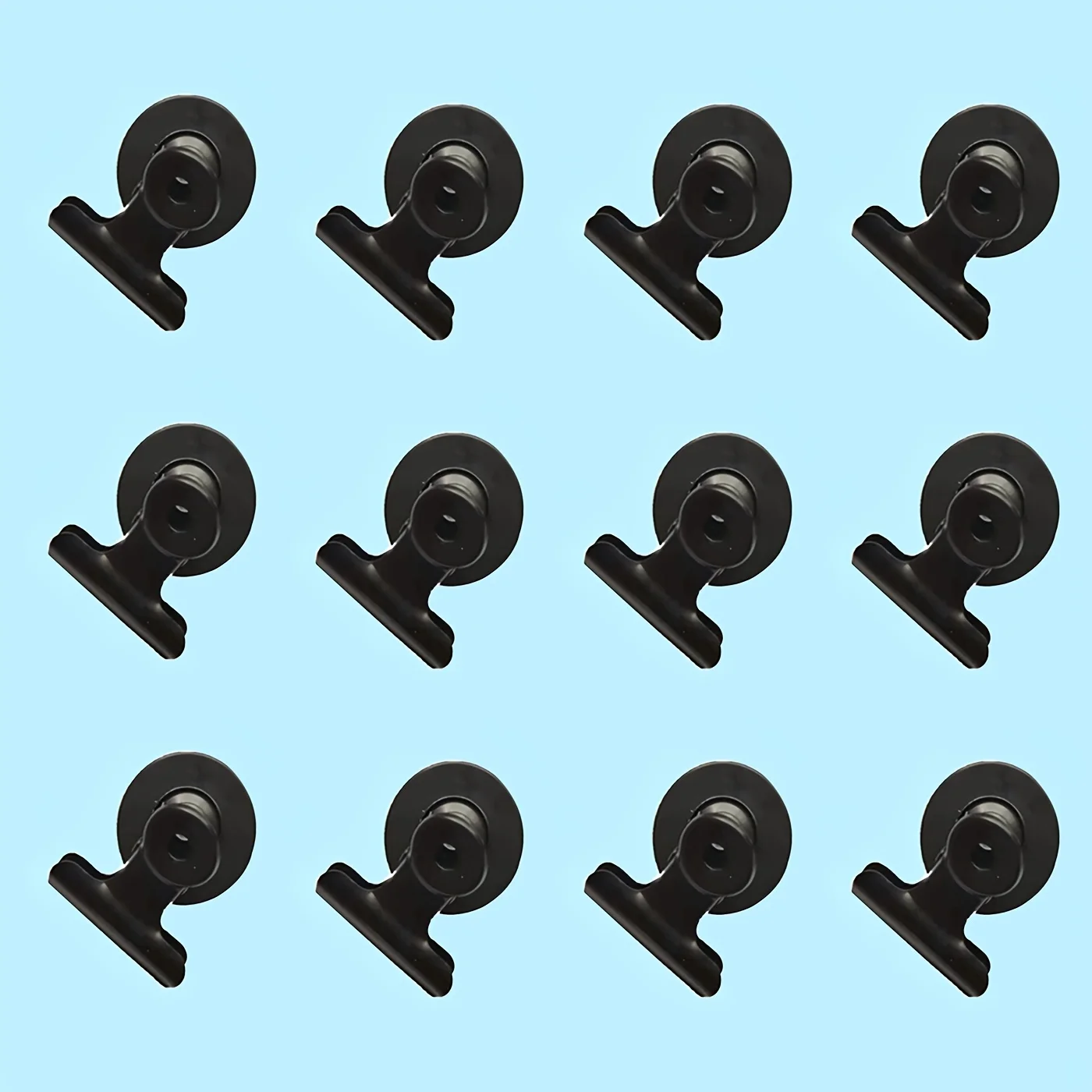 12 Pack Fridge Magnets, Refrigerator Magnets Magnetic Clips, Heavy Duty Detailed List Display Paper Fasteners
