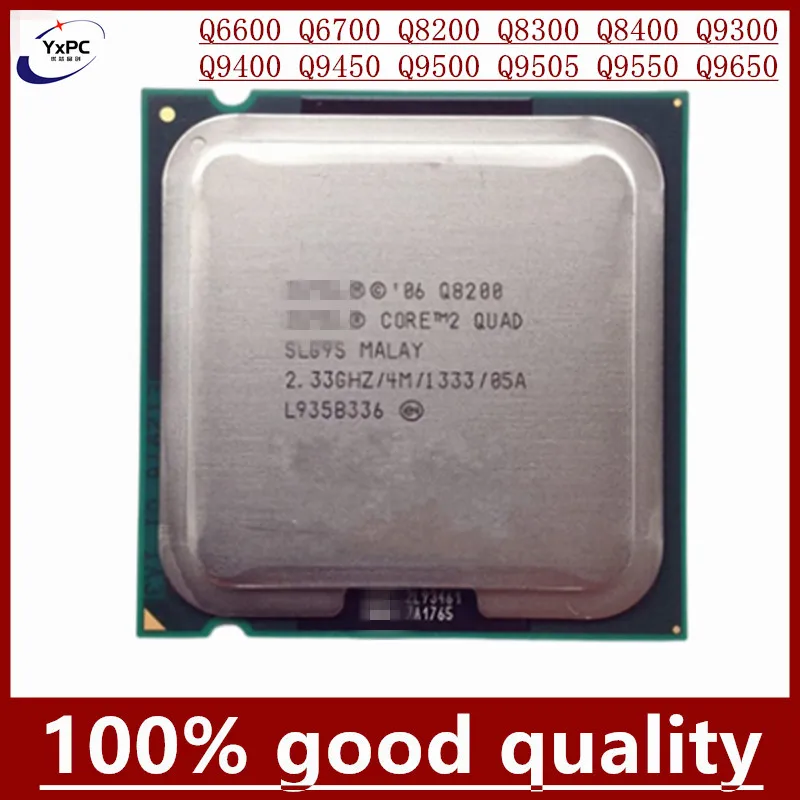 Q6600 Q6700 Q8200 Q8300 Q8400 Q9300 Q9400 Q9450 Q9500 Q9505 Q9550 Q9650 775 pin CPU Core 2 Processor