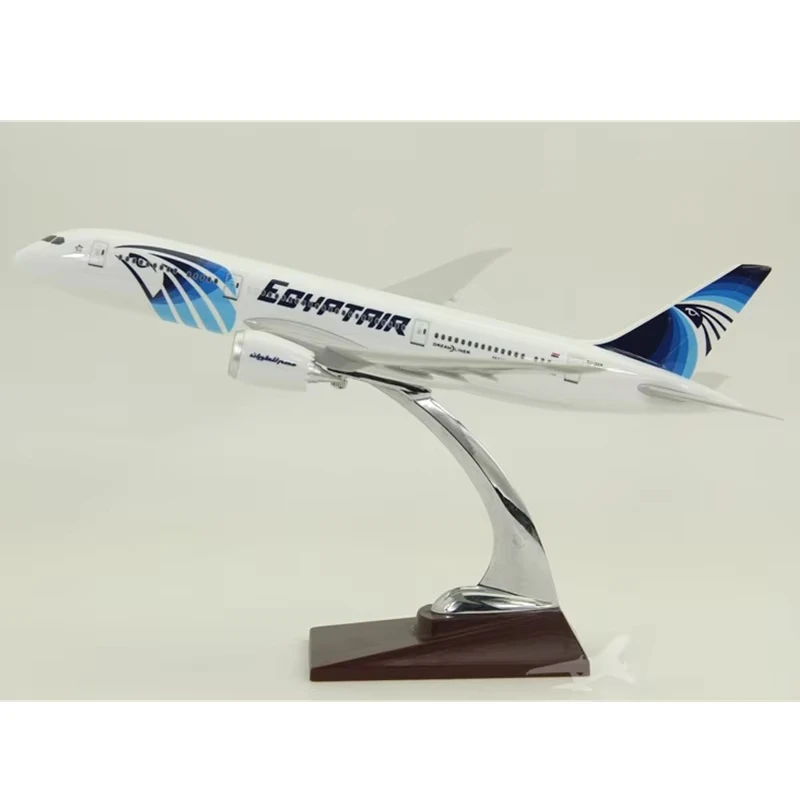 

34 см самолет Egypt Airlines B787 модель самолета игрушки украшения самолета детский подарок Коллекционная