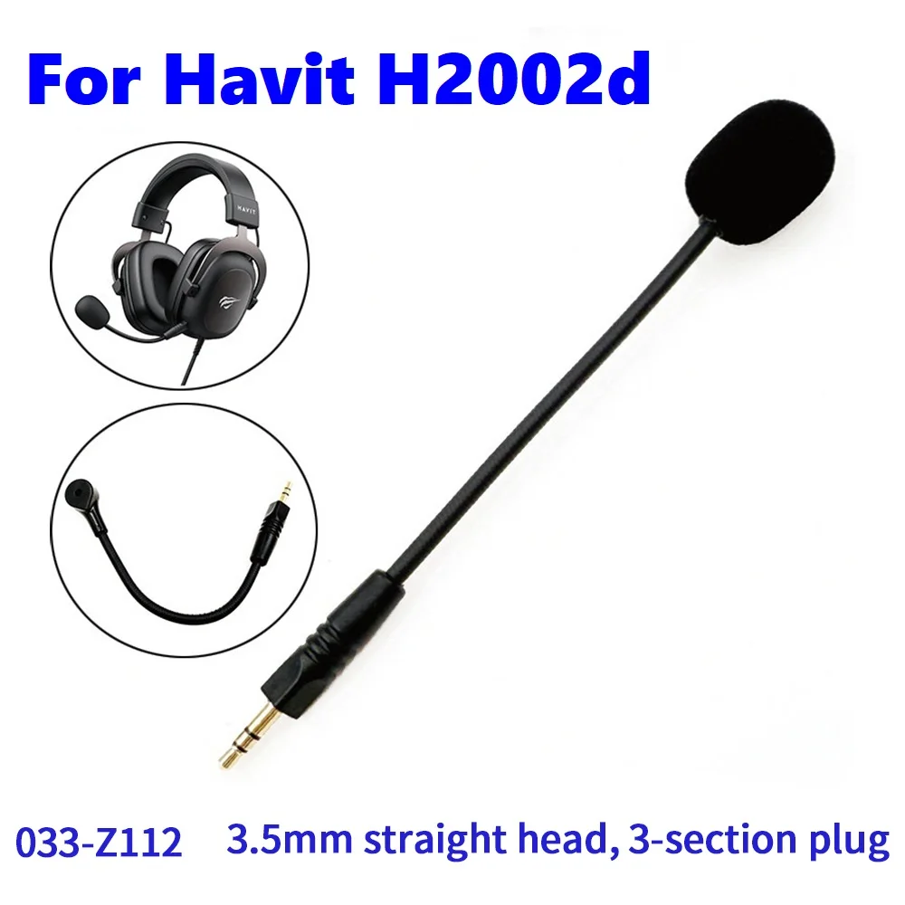 Сменный микрофон для Havit H2002d, микрофон-гарнитура для киберспортивных игр, энтузиастов игр