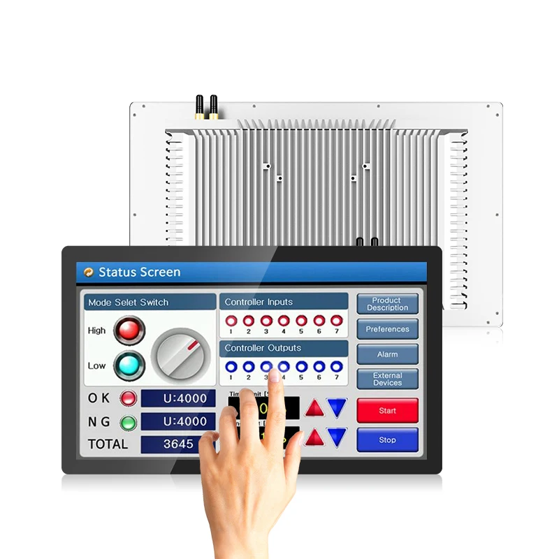18.5 Inch TFT LED IP65 Waterproof Industrial Panel PC Anti-interference PC All-in-one Touch Screen Tablet PC Capacitive Touch