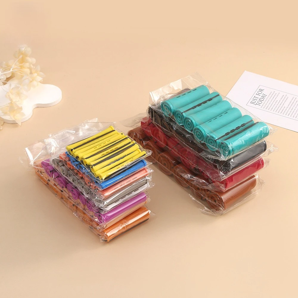 10 Curling Irons Rubber Bands Curling Irons Plastic Professional Perm and Hair Salon Hairdressing Tools Rubber Band Set - zdjęcie 1