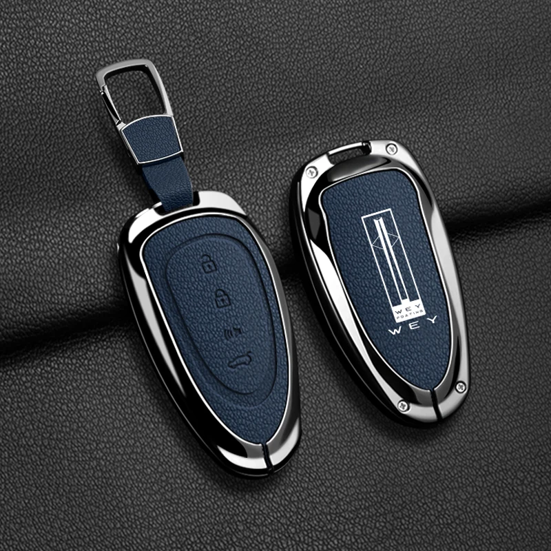For WEY Metal key cover 23 Coffee 01 VV7 VV6 LatteDHT-PHEV WEY 07 80 Car Key Decorative Modification All-inclusive Protective Ca