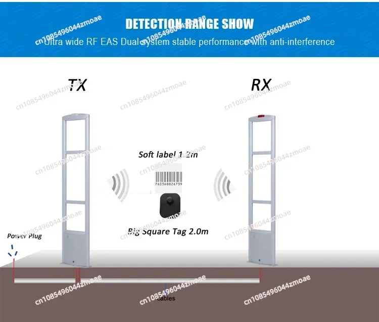 Eas System Anti Theft Shop Alarm Shops Security Gate casa inteligente automacao