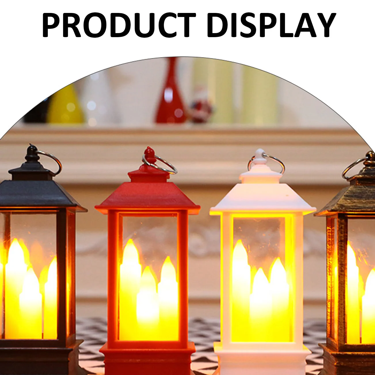 

Flickering Decorations Flameless Decors Ornament Wind Light Christmas Night Adornment