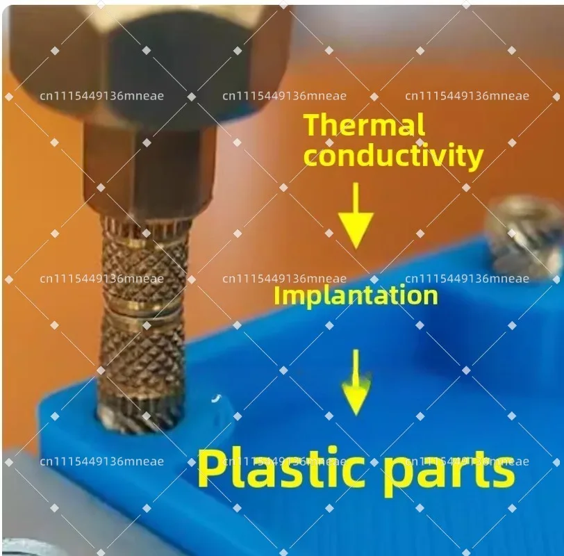 Dual Voltage 110V 220V DIY Thermal Copper Nut Embedding Tool Hot Melt Pressing Insertion Industrial Equipment