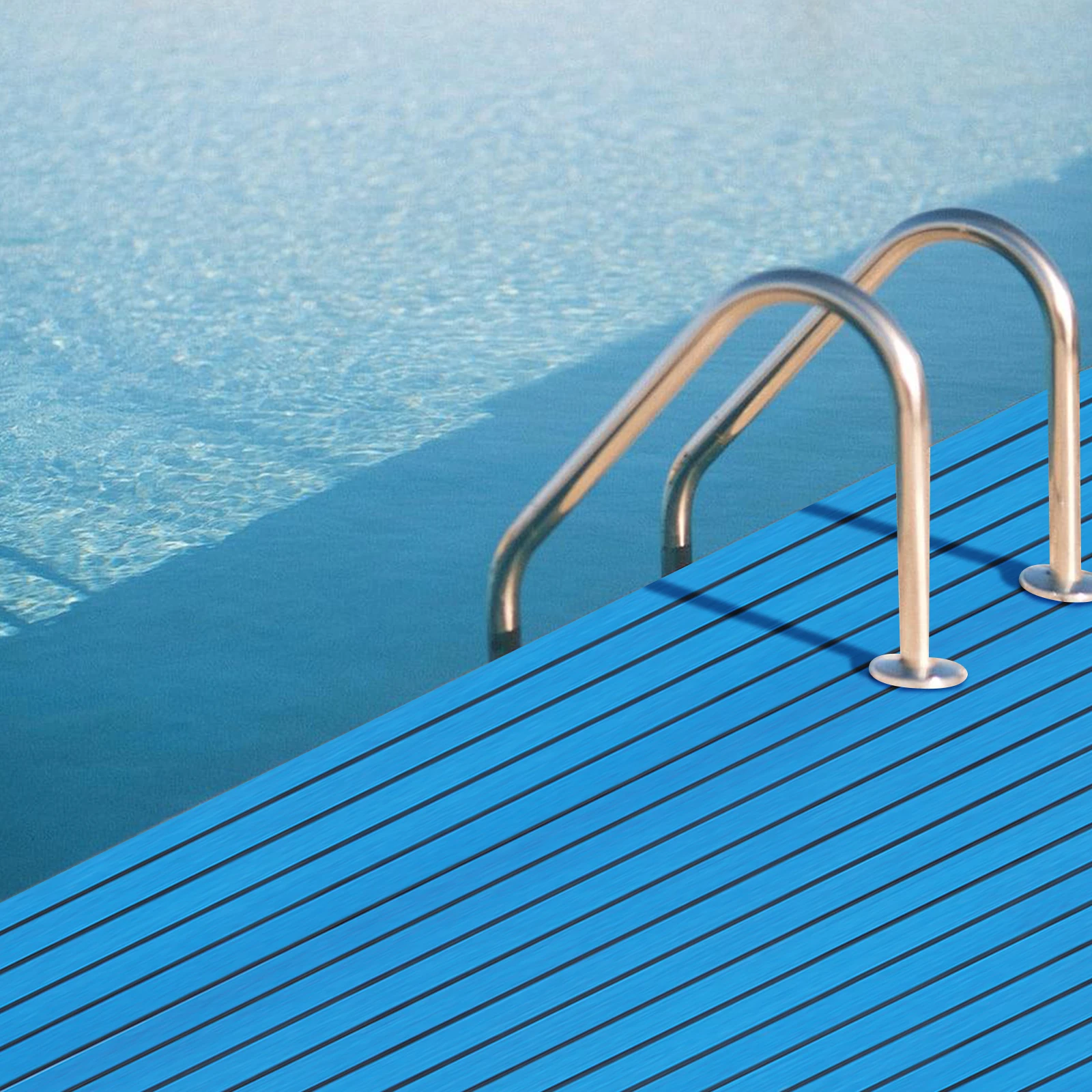 240*90cm Blaue EVA-Schaumstoff-Teakholz-Bodenmatte, selbstklebende, wasserdichte, rutschfeste Marine-Bodenmatte, Bootsdeckmatte für Yacht, Kajak – Detail 3