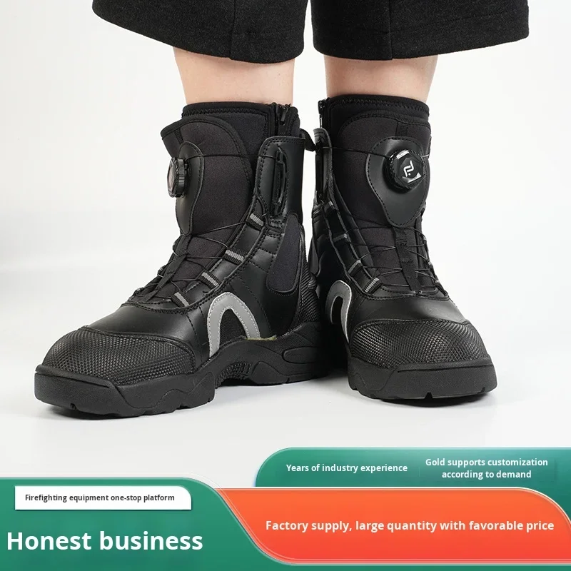Water Safety Equipment Waterproof Wear-Resistant Puncture-Resistant Rescue Boots for Emergency Flood Prevention and Relief