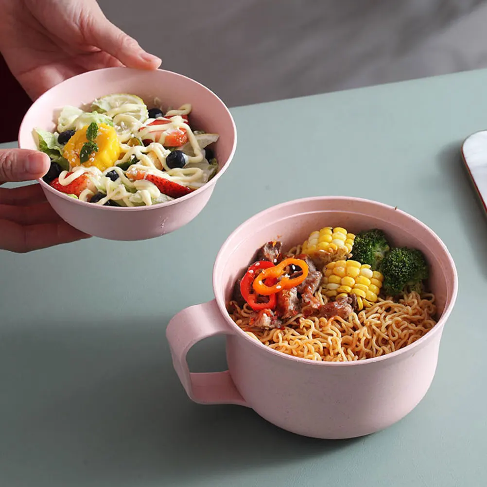 

Tableware Set Leak proof Bowls Rice Noodle Food Dessert Containers Lids Kitchen Supplies Lightweight Unbreakable