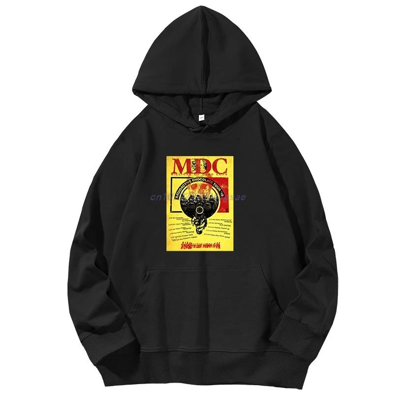 MDC Millions Of Dead Cops Punk Rock Dead Kennedys Hardcore graphic Hooded sweatshirts cotton Hooded Shirt essentials hoodie