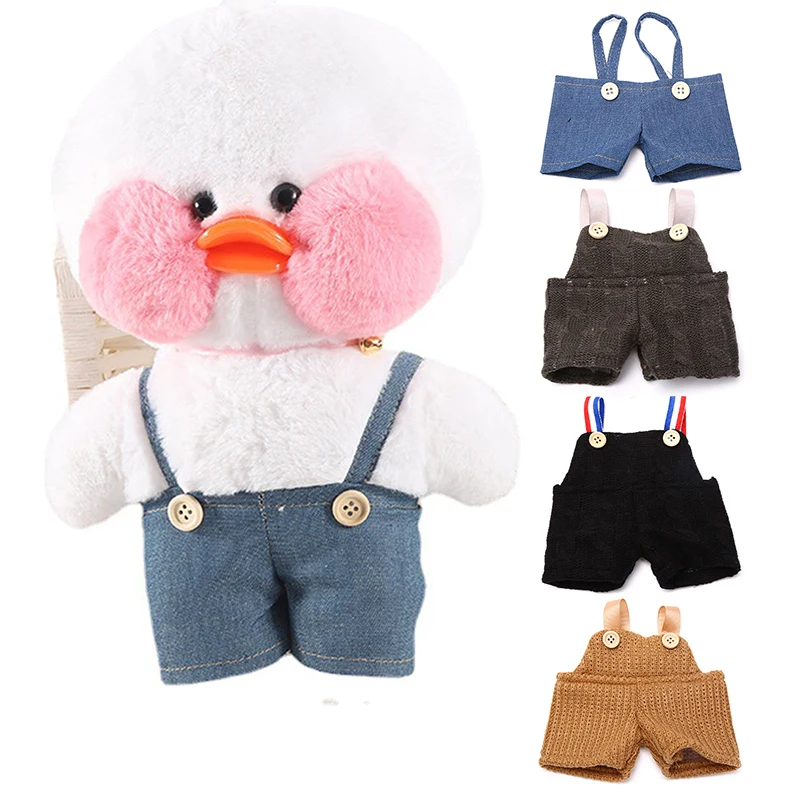 30cm Duck Clothes Yellow Stuffed Soft Animal Plush Dolls For Children Fluffy Cute Duck Changeable Clothes Kids Gift