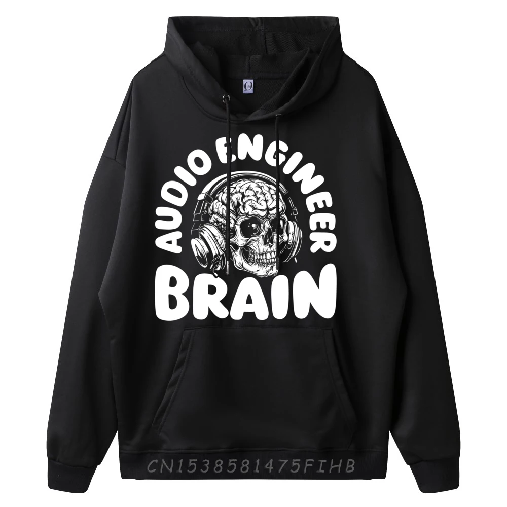 Audio Engineer Skull Sound Studio Audio Engineer Brain Plain Sweatshirts Wholesale Clothes Cinco de Mayo