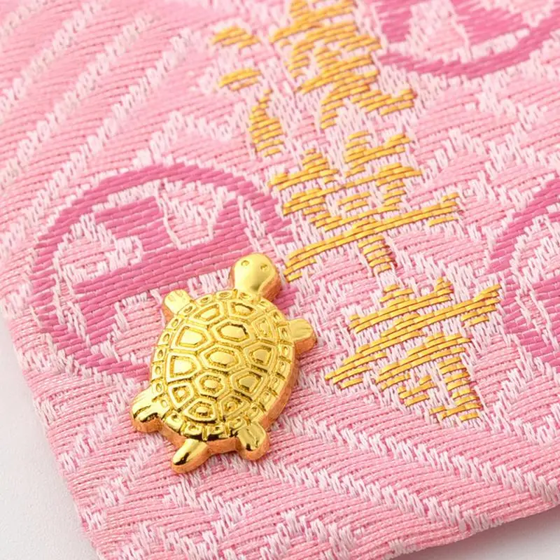 Japanese Mini Money Turtle Asakusa Temple Small Golden Tortoise Guarding Praying Lucky Wealth Home Decoration Fortune Luck Gifts