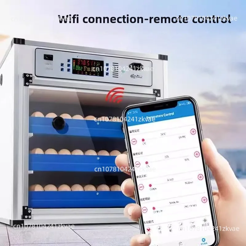 Incubator Automatic Temperature Coop Hatching Chicken Duck Goose Birds Eggs Support WiFi Remote Control