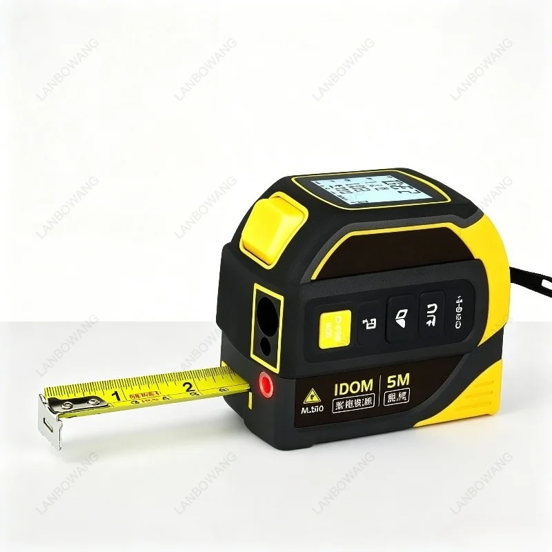 Bluetooth Laser Distance Meter, Outdoor Handheld Electronic Rangefinder, Dual Laser & Steel Tape Measuring Tool