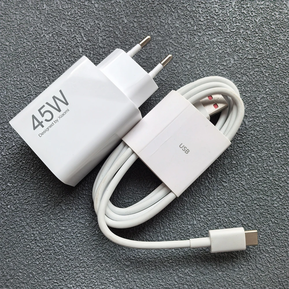 Xiaomi純正 45W EU充電器 ターボ急速充電アダプター 6A 1/1.5/2M Type