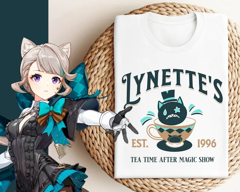 

Lynette Themed Genshin Impact T-Shirt, Unisex Tshirt,