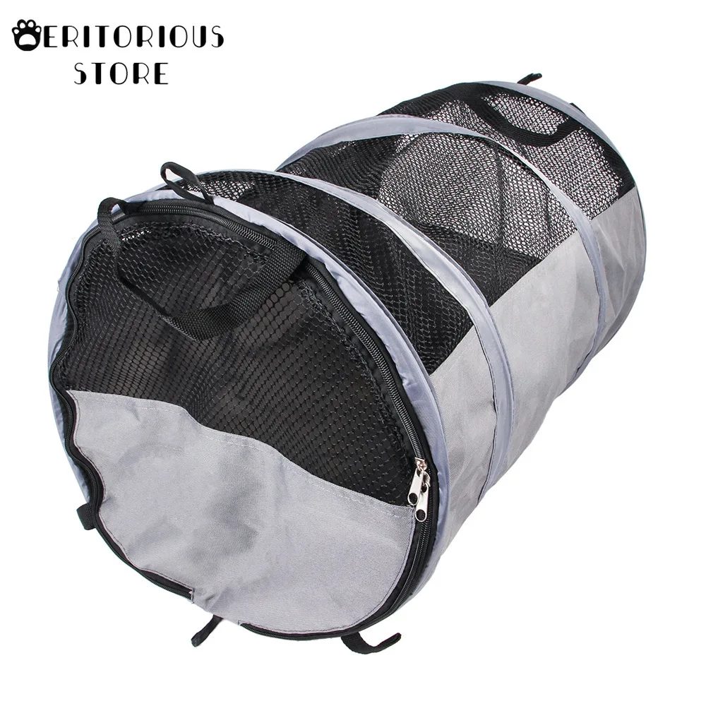 Dog Carriers Seat Transporter Back Gray Oxford Cloth Travel Bag Small Big Pet Dog Car Seat Cover Mat Protector with Safety Belt