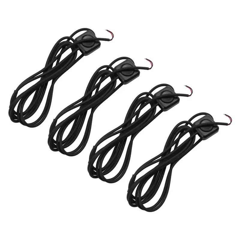 

Комплект из 4 мини-кнопок ELEG: кнопки включения/выключения 12В/24В для автомобильных звуковых сигналов, промышленного контроля, электронных экспериментов