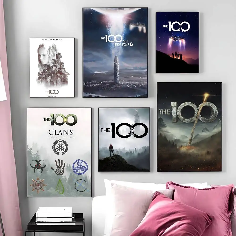 عرض المسلسل التلفزيوني للموسم 100 ملصق الفيلم HD ملصق جداري فني لاصق مقاوم للماء ديكور جمالي لغرفة المعيشة المنزلية.