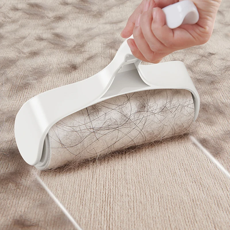 Clothes Lint Roller Remover Pet Cats Hair Remover Sticky Brushes Washable Hair Cleaning Rollers Home Sofa Carpet Dust Collector