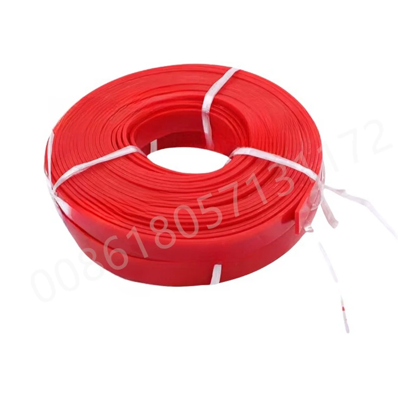 Custom Solid Silicone Rubber Strip Heat Resist High Temperature Insulation Gasket Red