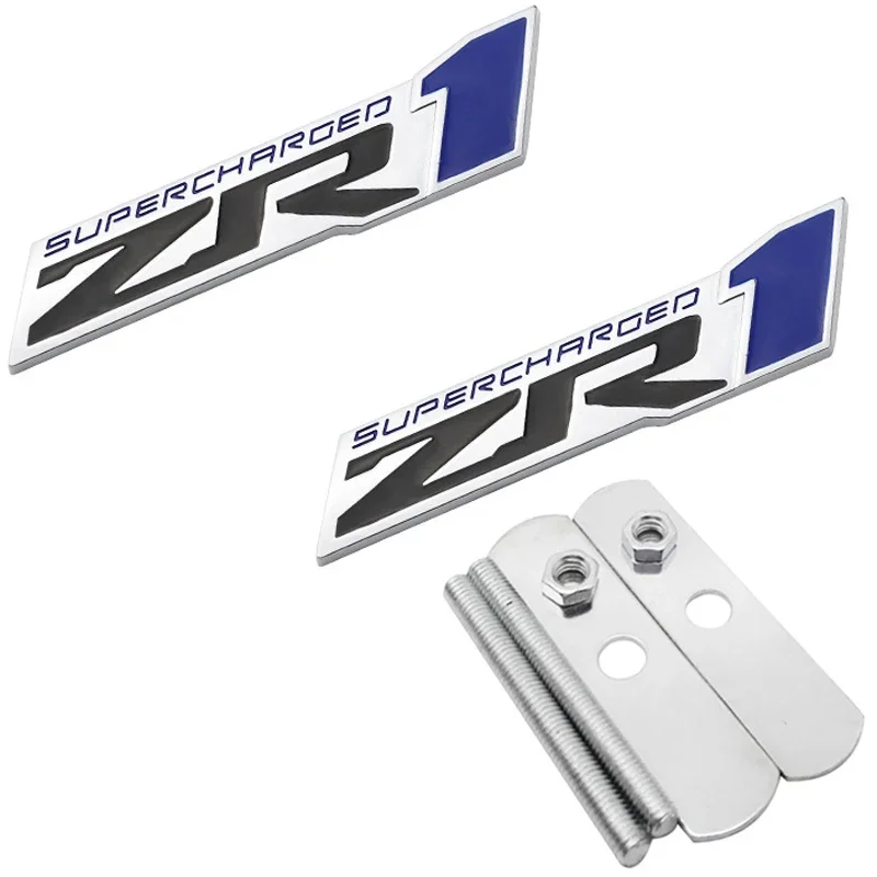ZR1 شعار السيارة الخلفي الجذع ملصق السيارات الجبهة مصبغة شعار لشروليه ماليبو كافالير أونيكس كروز أفيو سيلفرادو