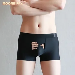 Fashion Creative Funny Men's Boxer Briefs Man Personality Printing Underpant Boxershorts Cartoon Breathable Sexy Panties Gifts