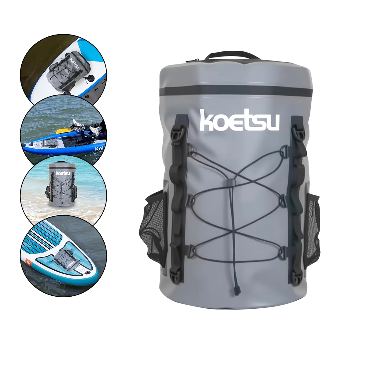 

Водонепроницаемая сумка для хранения досок для серфинга на 40 л — идеально подходит для безопасного и удобного хранения снаряжения