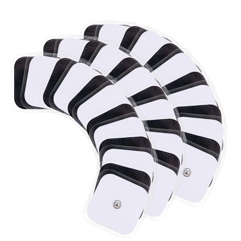 Patch de gel d'électrodes pour masseur de physiothérapie TENS Pulse, 100 pièces, tampons, amincissant, nerf, EMS, stimulateur musculaire, autocollants