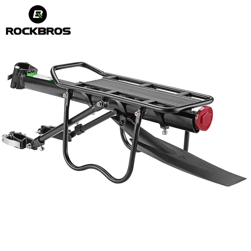 ROCKBROS Cycling Quick Release Bicycle Bike Rear Rack High Strength Aluminum Alloy MTB Bike Bicycle Carrier Holder Luggage Rack