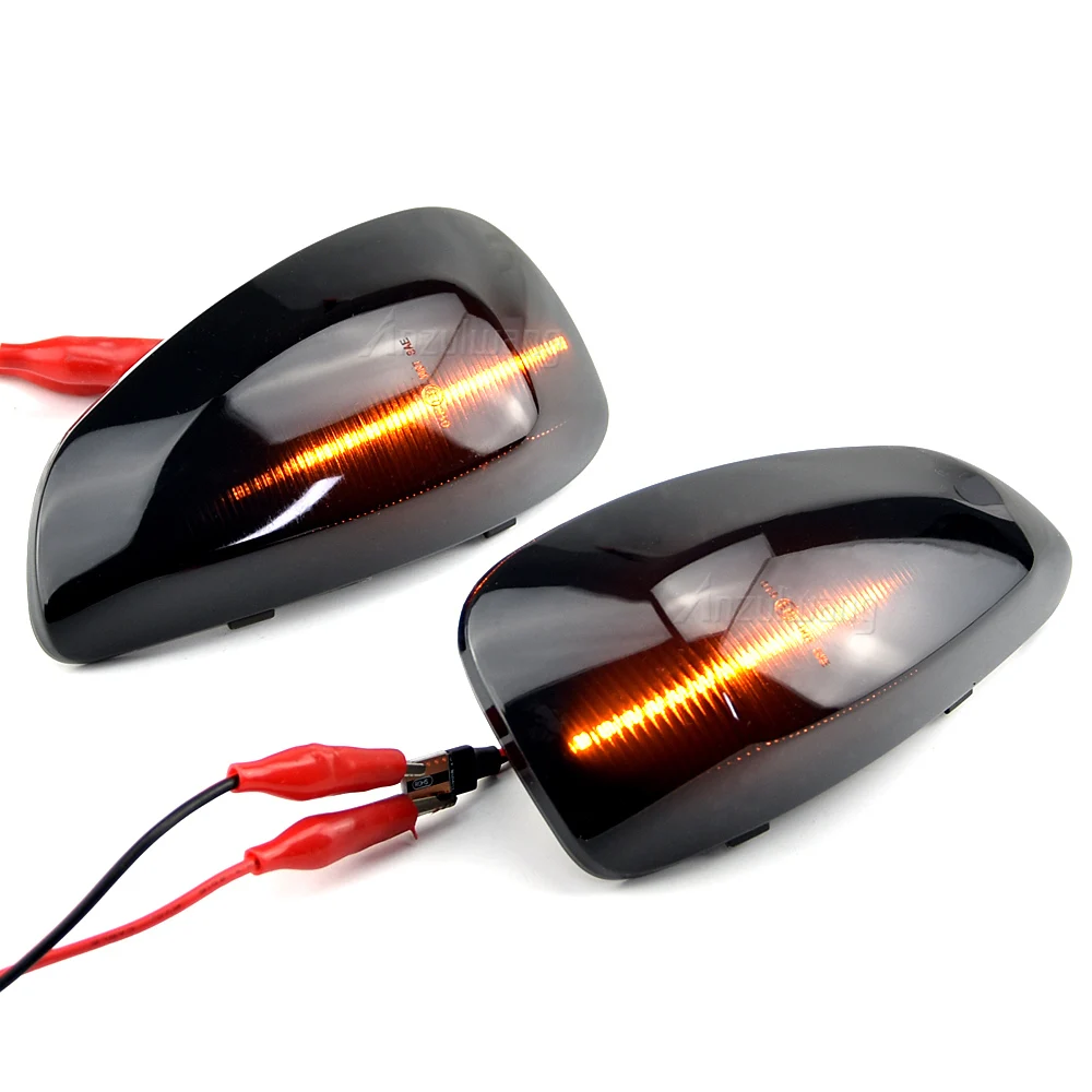 2pcs For Renault Master MK3 Onwards For VAUXHALL OPEL MOVANO 2010-2015 Dynamic LED Side Mirror Turn Light Signal Lamp