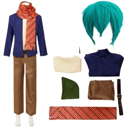 Game Your Turn To Die Shin Tsukimi Halloween Cosplay Costume Wig Include Scarf Hat Full Set