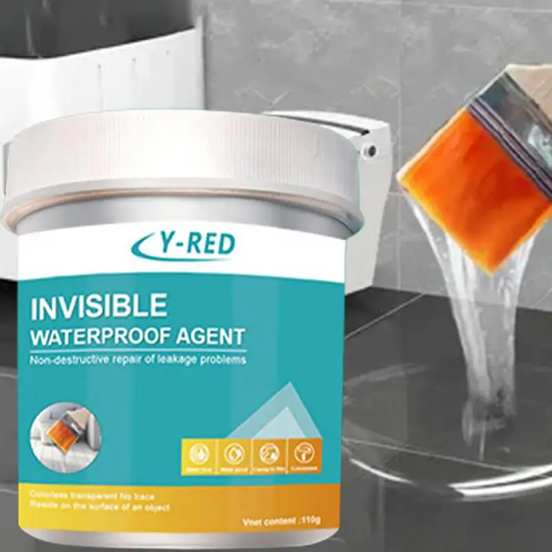 Invisible Waterproof Agent Transparent Water Proof Glue 100g Waterproof Coating Sealant Agent Indoor & Outdoor Coating Clear