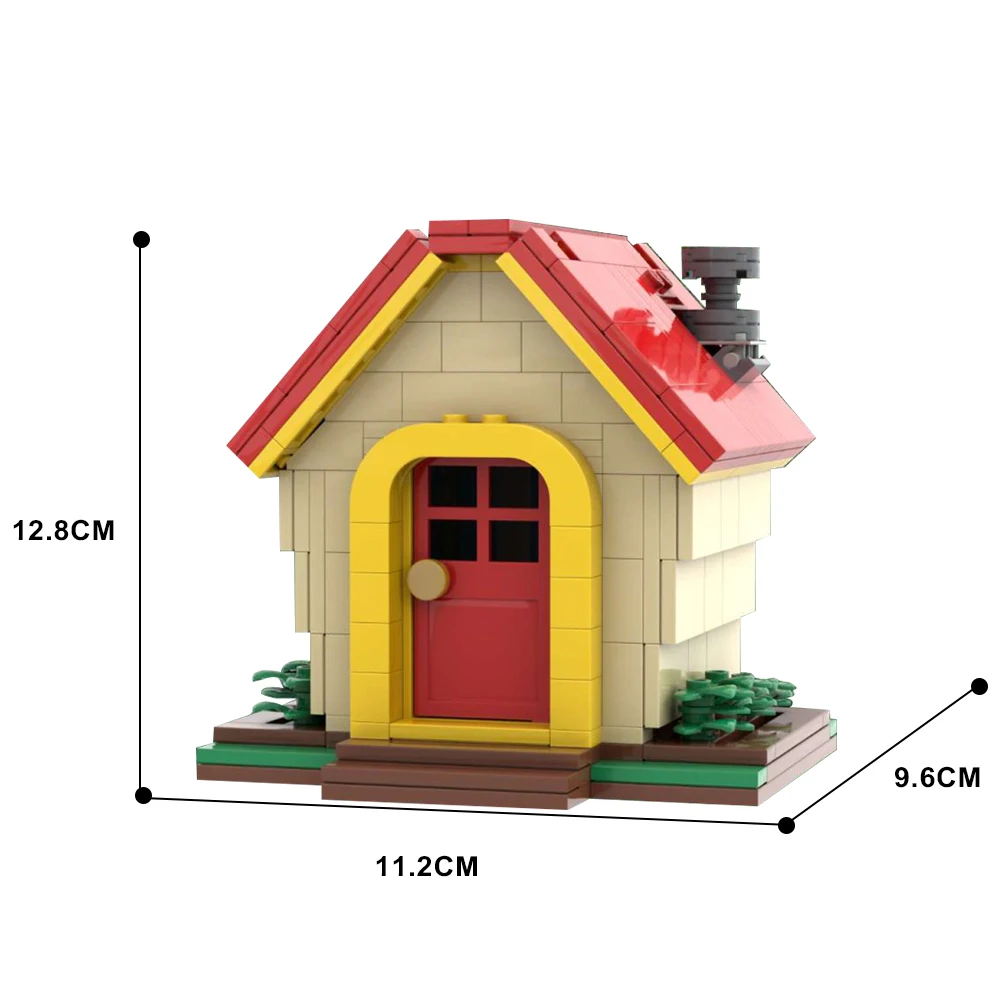 Gobricks MOC-110670 Tierhaus Wald Architektur Baustein Set Tierhaus Modell Bildung Ziegel Spielzeug Kinder Geschenk