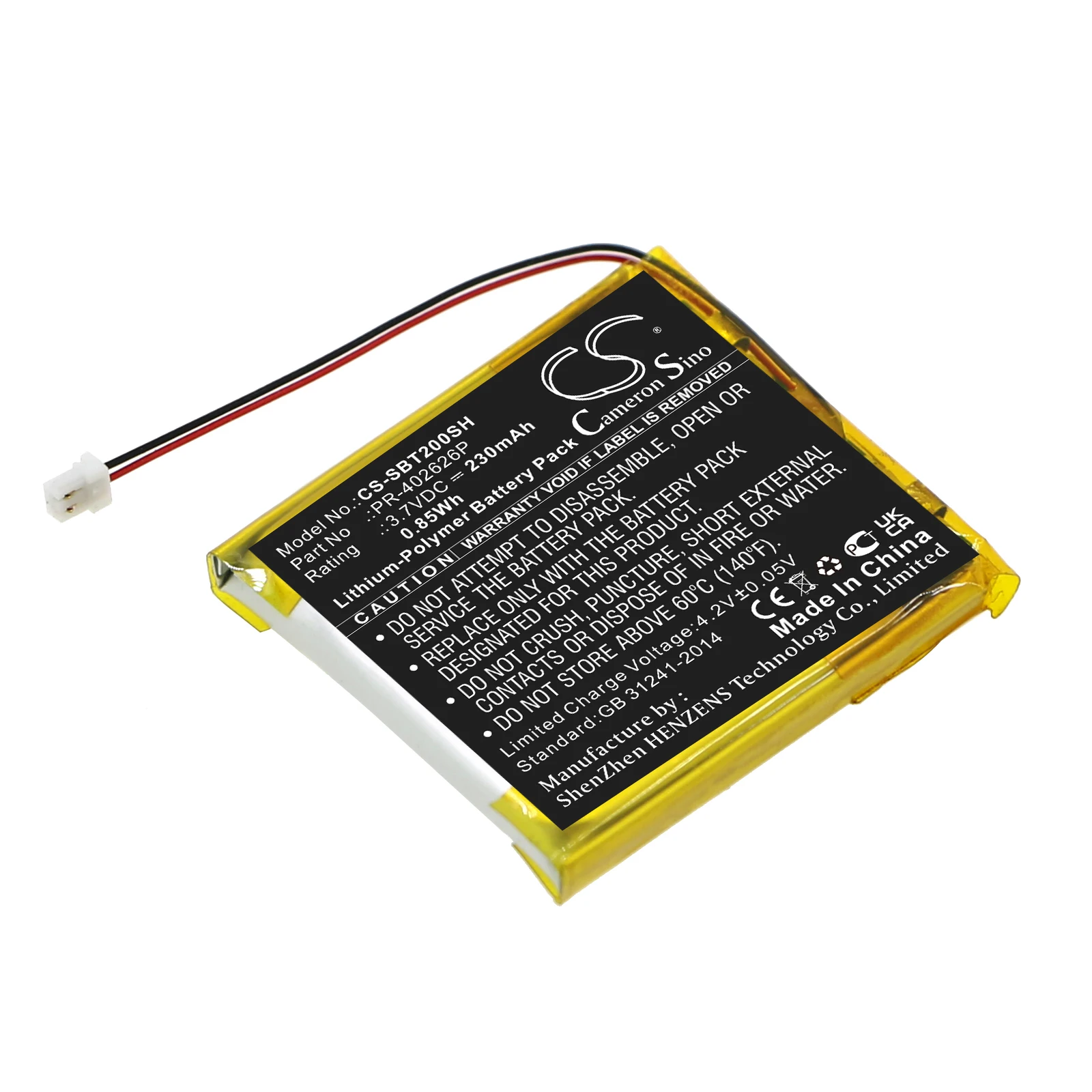 

CS 3.7V 230mAh Smartwatch battery PR-402626P,PR-352828 for Suunto Spartan Trainer Wrist Heart Rate Sport, Wrist HR +TOOLS