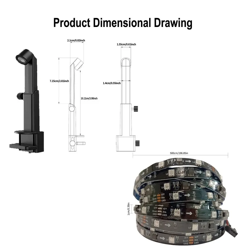 AR 컬러 색역 센서 LED TV 백라이트, RGB 조명, 크리스마스 조명, LED 스트립 조명