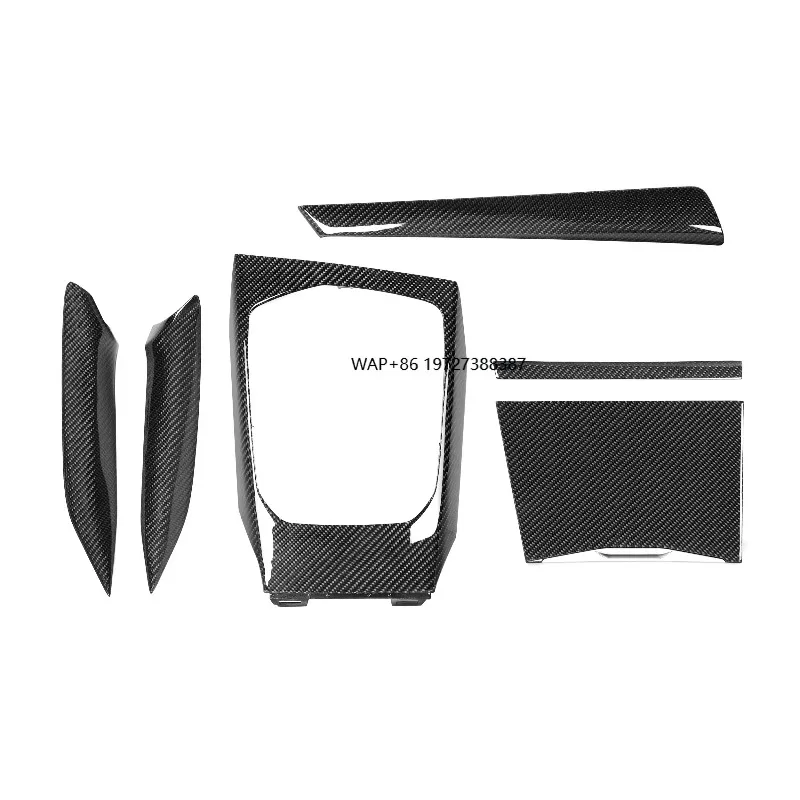 

6pcs Real Carbon Fiber LCI Interior Decoration Trim Kit Set for 3 Series G20 M340i G28 G22 G26 G30 G38 G42 G80 G82