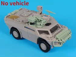 1/35 Scale Die-cast Resin Armored Vehicle Parts Model Assembly Kit  Fennek Fennek 1A2 Modified Parts Unpainted (no Car)