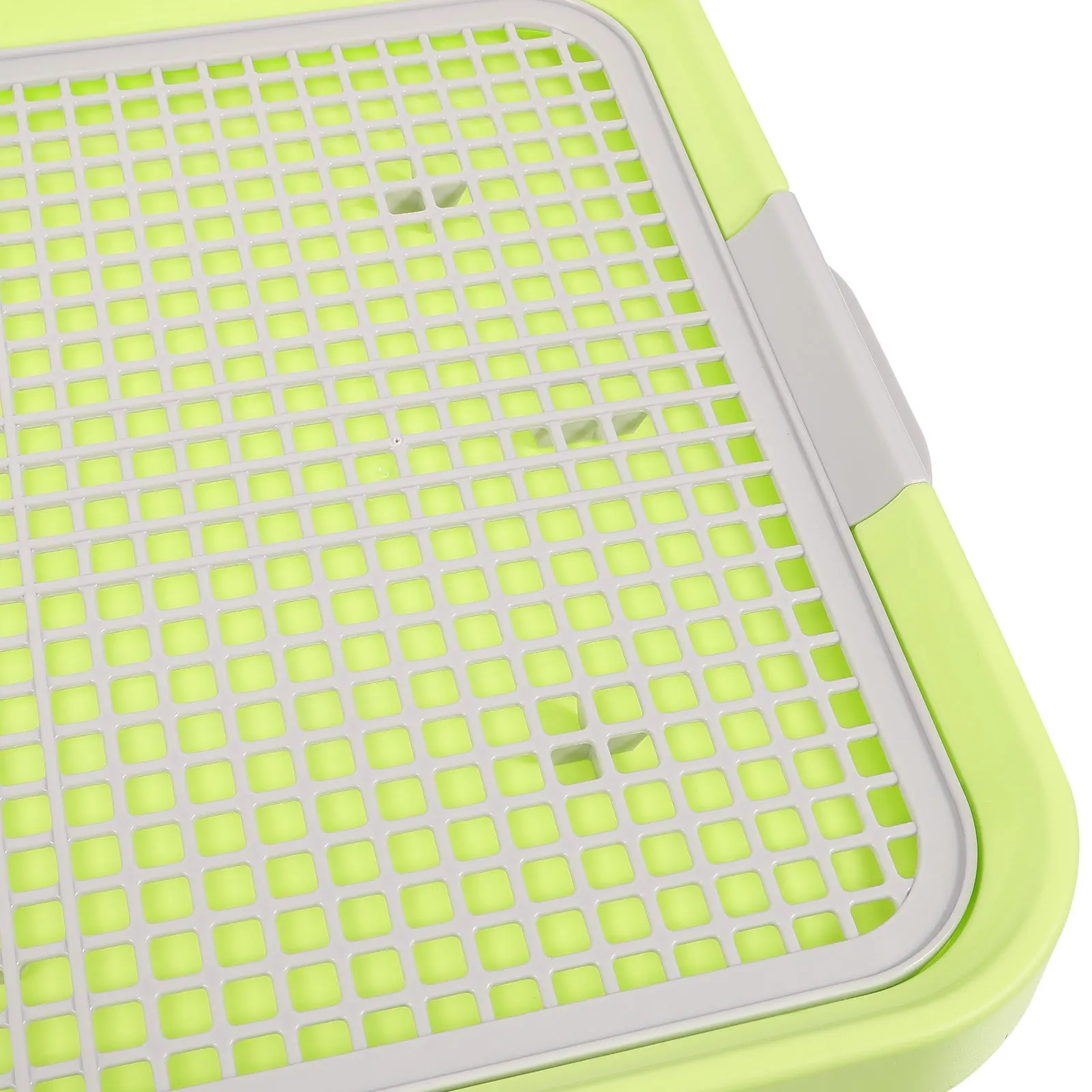 

Anti-Slip Dog Toilet with Double Layer Structure Portable Lightweight Puppy Training Potty Indoor Pet Bathroom for Home Office