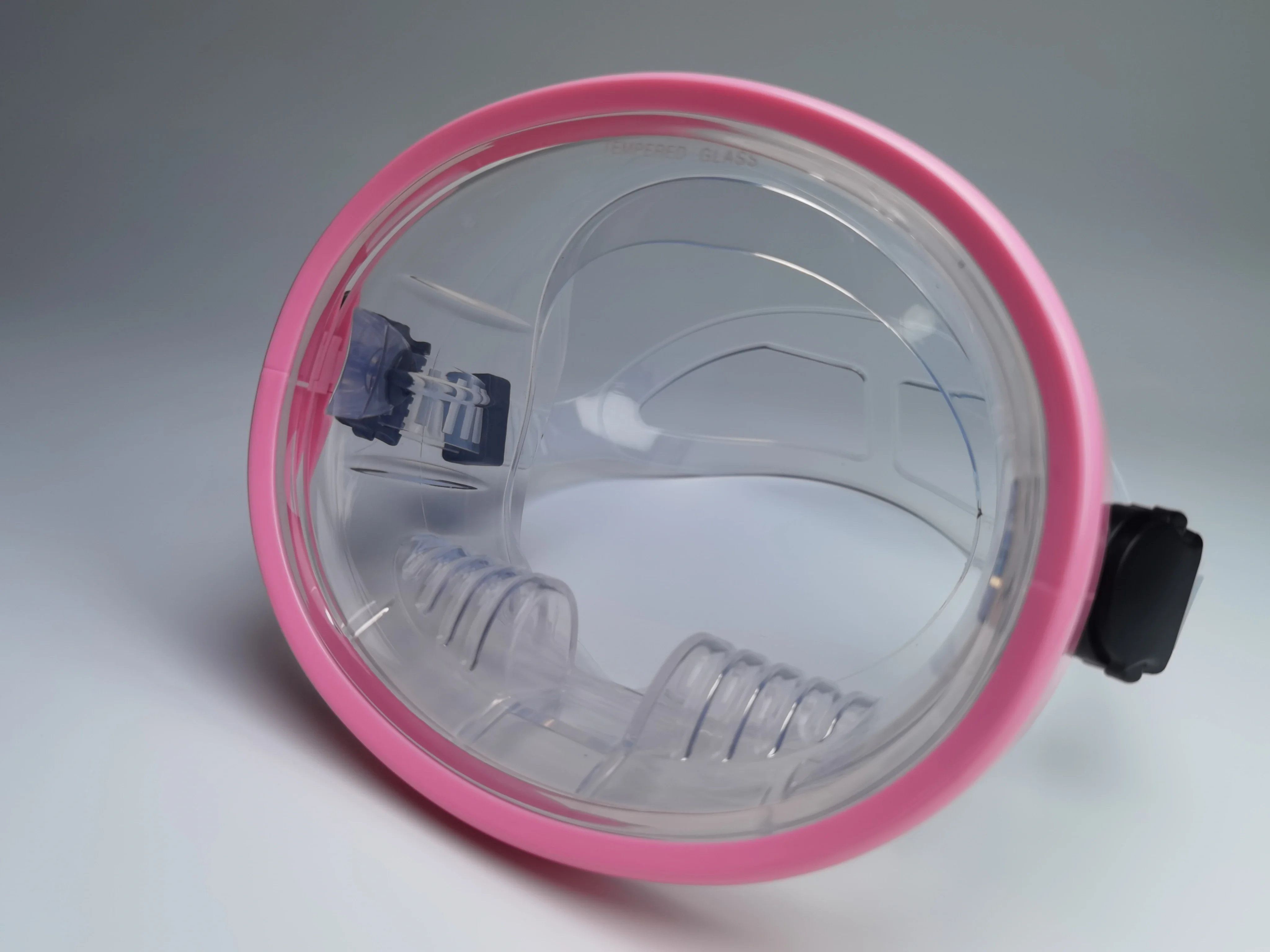 타원형 다이빙 마스크 스피어 낚시 마스크 클래식 복고풍 스타일 파노라마 와이드 뷰 스쿠버 고글 성인용 강화 유리 렌즈