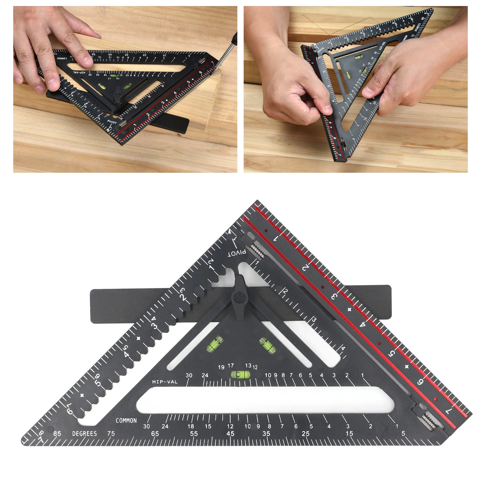 

Carpenter Clear Scales Metal Rafter Multipurpose Folding for Woodworking Projects For Architects Designers Students Tools