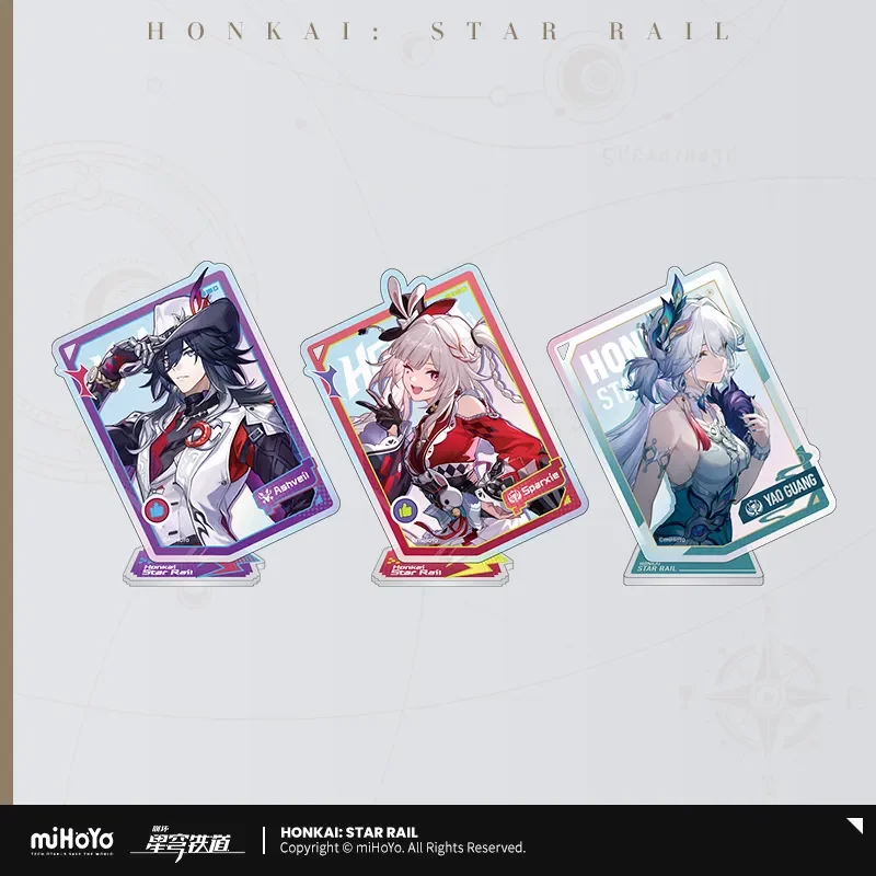 Presale Sunsyea Honkai Star Rail Official Merch miHoYo Original Authentic XJLX Series Acrylic Stand Badge Sparxie Ashveil