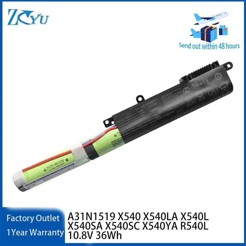 A31N1519 Laptop Battery for Asus X540 X540LA X540L X540SA X540SC X540YA R540L etc 10.8V 36Wh