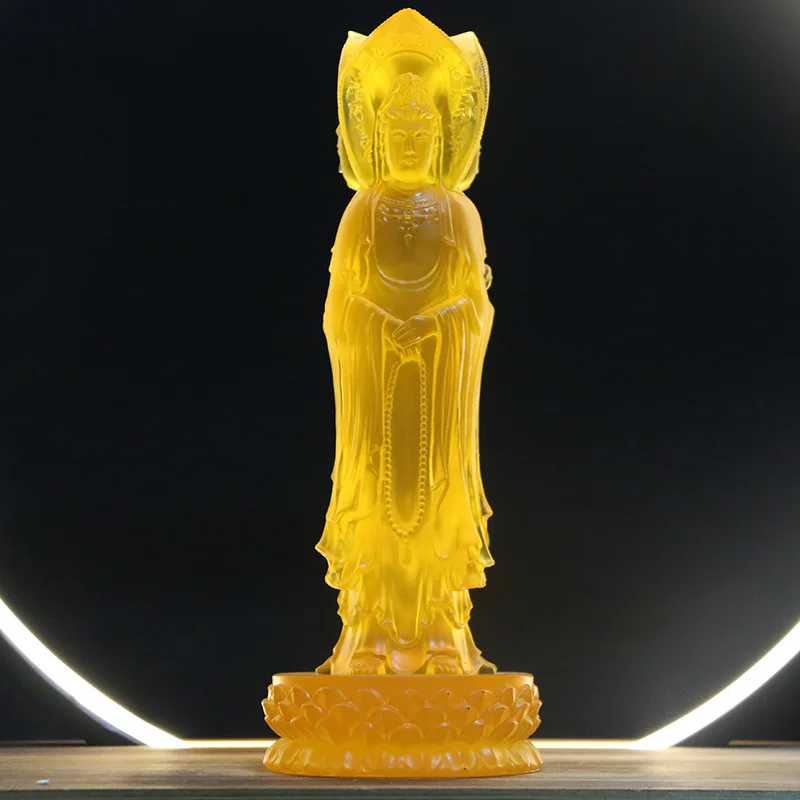 Manufacturer wholesales premium Buddha statues of the Three-Faced Avalokiteshvara for home use, Buddhist shrines, and temples
