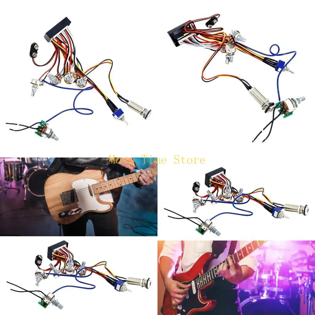 

92ME Universal Compatibility Plastic Amplifier Electric Wiring Guitar Bass Circuit for Electric Guitar and Bass Instruments