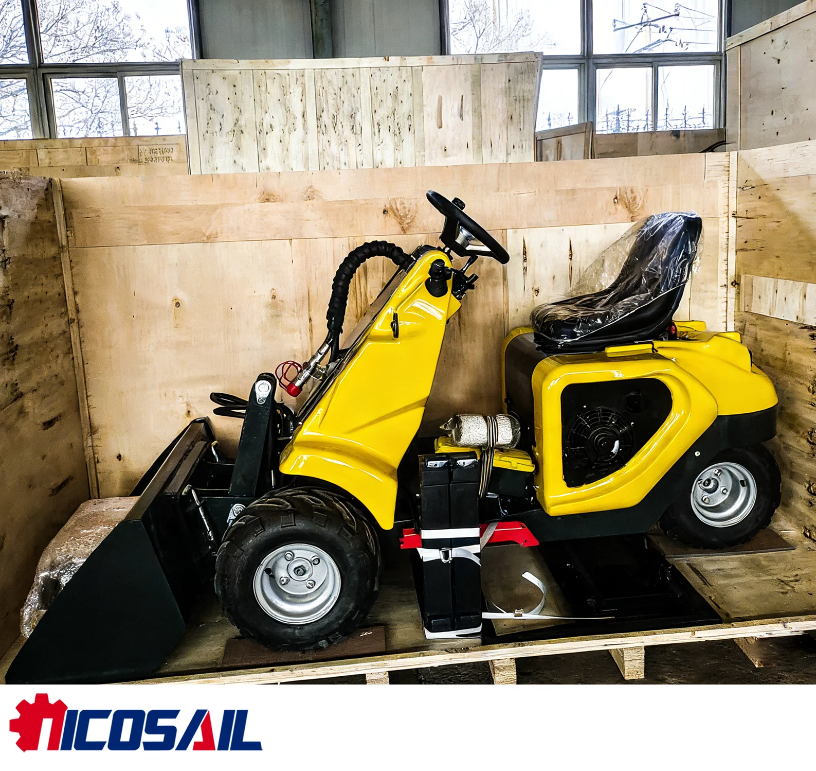 

Compact 3 Wheel Skid Steer Loader CE Certified with Euro 5 Engine