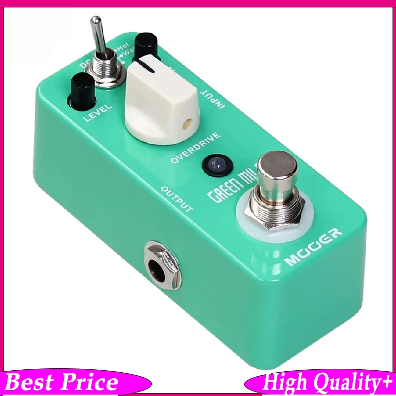 

MOOER MOD1 Green Mile Guitar Effect Pedal Mini Overdrive 2 Working Modes Electric Guitar Pedal True Bypass Guitar Part Accessory